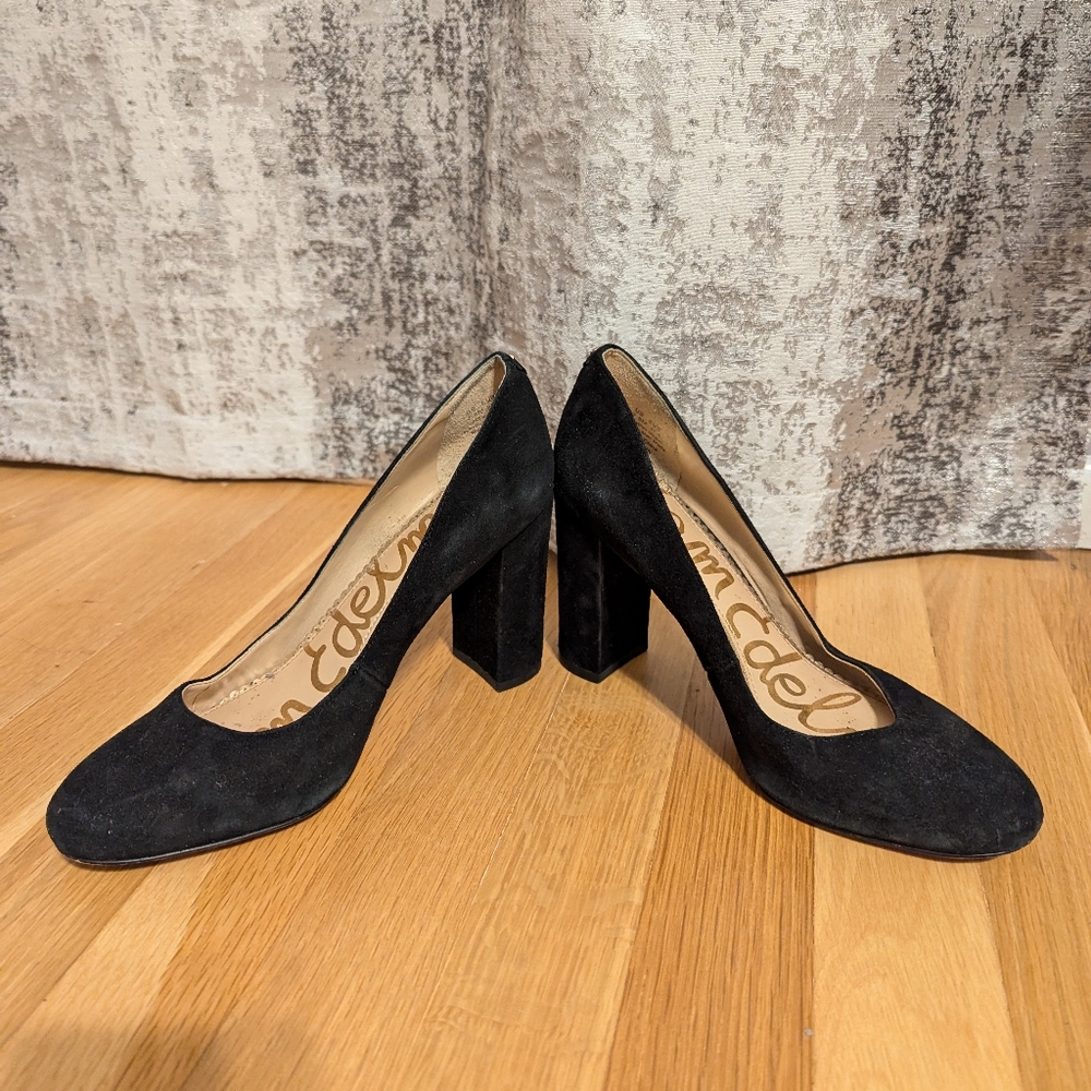Sam Edelman Black Suede Pumps